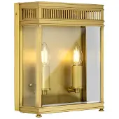 Elstead Lighting LED Buitenlamp Holborn | 2X E14 Max 40W | IP44 | Dimbaar | Brushed Brass