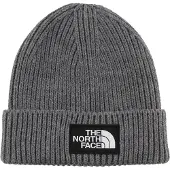 The North Face Logo Box Cuffed Muts TNF Medium Grijs Heather