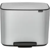 Brabantia Bo Pedal Bin 3 x 11 Liter White