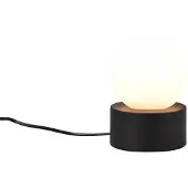 TRIO REALITY COUNTESS Tafellamp - zwart mat - excl. 1XE14 25W - Toch schakelaar
