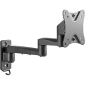E+P Elektrik Wandbevestiging, kantelen/zwenken (Muur, 20 kg), TV muurbeugel, Zwart