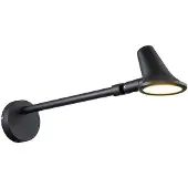 ELSTEAD LED-wandlamp buiten Selma, zwart, Aluminium, Modern, LED wandlamp buiten