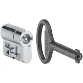 Hager MES-PHZDB3 mes-PHZDB3 profielcilinder-inzetstuk dubbele baard 3 mm Profielhalfcilinder 1 stuk(s)