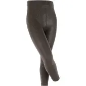 Falke Active Warm met functionele zool wol functioneel materiaal legging kinderen grijs - maat 152-164
