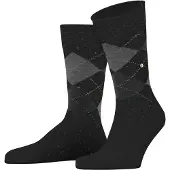 Burlington Sokken grijs / zwart