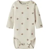 Lil´ Atelier Rompertje/body 'NBNLAYO' crème / bruin
