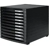 HAN CONTUR 1510-13 Ladebox Zwart DIN A4, DIN B4, DIN C4 Aantal lades: 10