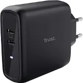 Trust Maxo USB-oplader 65 W USB PD 3.0 Zwart Binnen GaN