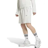 Adidas Tech Trefoil Essential Woven Trainingsbroekje Lichtgrijs Zilver