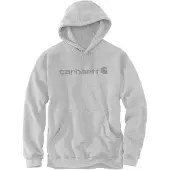 Carhartt Signature Logo, capuchon ,Lichtgrijs/Grijs (Ec5) ,S