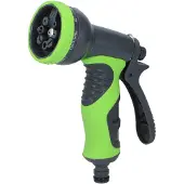 Kinzo 3-Delige Sproeikop Set Tuinslang - Spuitpistool, Sproeipistool en Uitschuifbare Sproeikop 15" - 8 Sproei Standen - Aansluiting Tuinslang - Groen/Zwart