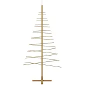 vidaXL Houten kerstboom Bruin 210 cm Bamboe