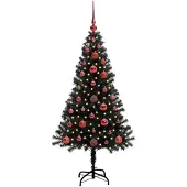 vidaXL Kerstboom Zwart 120 cm PVC