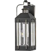 HINKLEY LED Wand Buitenlamp Fitzgerald | 2X E14 Max 40W | IP44 | Dimbaar | Textured Black with Burnished Bronze
