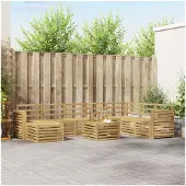 vidaXL Sofa-Sets Massief Acacia Hout