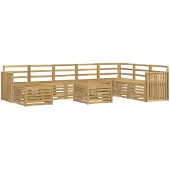 vidaXL Sofa-Sets Massief Acacia Hout