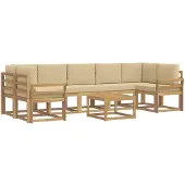 vidaXL Buiten bank set 6 st