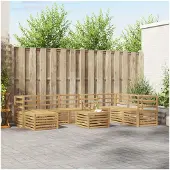 vidaXL Sofa-Sets Massief Acacia Hout