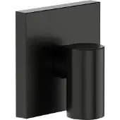 Hansgrohe FixFit Fine E muuraansluitbocht zonder terugslagklep Brushed Black Chrome