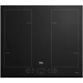 Beko inductiekookplaat 60cm 4 pits 7200w zwart - - hii64206f2mt