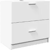 vidaXL Wastafelkast 59x37x59 cm bewerkt hout wit