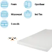ZZZOO Matras Reisbed 60x120 Stokstaartje