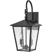HINKLEY LED Wand Buitenlamp Huntersfield | 2X E14 Max 40W | IP44 | Dimbaar | Black