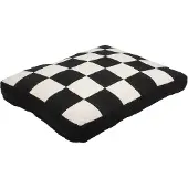 Laroy Cozy Block hondenkussen zwart/wit M