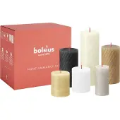 Bolsius Kaarsen Rustiek Pillow Talk (set van 6)