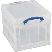 Really Useful Box opbergdoos 35 liter opvouwbaar | transparant
