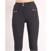 Montar Rijbroek Molly High Waist Full Grip Navy/Rosegoud - 38
