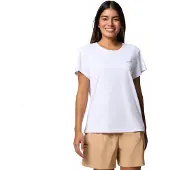 Columbia Bluevista Hill T-shirt Met Korte Mouwen Wit XS Vrouw