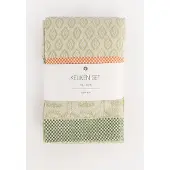 Sissy-Boy Groene handdoek en theedoek