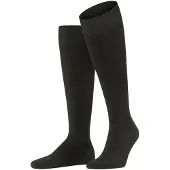 Falke Energizing Wool met compressie wol katoen kniekousen heren bruin - maat 43-44