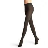 Falke Cotton Touch eenkleurig katoen panty dames bruin - maat M-L