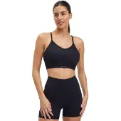 Falke Perform Better Light Support voor laag activiteitsniveau functioneel sportbeha dames zwart - maat S