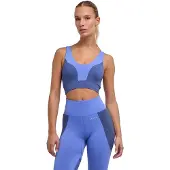 Falke CORE Seamless Medium Support voor laag activiteitsniveau functioneel sportbeha dames blauw - maat XS