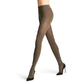 Falke Family eenkleurig katoen panty dames groen - maat 36-38