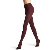 Falke Family eenkleurig katoen panty dames rood - maat 36-38