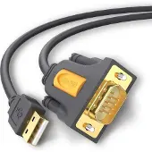 UGREEN USB-kabel naar DB9 RS-232, CR104, 2 meter (zwart)