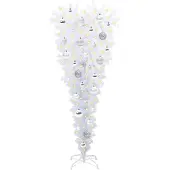 vidaXL Kunstkerstboom met 150 LED Wit 120 cm PVC en Staal