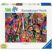 Ravensburger Jeweled Jungle Puzzel (500XL Stukjes)