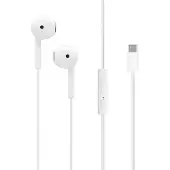 Grab 'n GO USB-C Bedrade Oordopjes - - Wit - Ingebouwde Microfoon - Afstandsbediening - In-ear