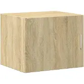 vidaXL Opbergkast smal 50x42,5x225 cm bewerkt hout sonoma eikenkleurig
