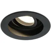 HOFTRONIC™ Dimbare LED inbouwspot Laredo 5 Watt 2700K zwart kantelbaar IP20