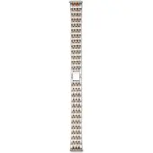 Renard Élégance Horlogeband 14mm Zilverkleurig/Roségoudkleurig - Zilverkleurig