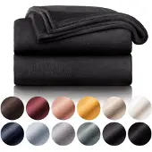 Blumtal - Fleece Deken - Super Zacht Fleece Plaid 220x240 cm - Antraciet