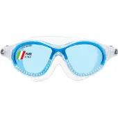 Cressi Cobra Junior Swimming Mask Transparant,Blauw Kinderen