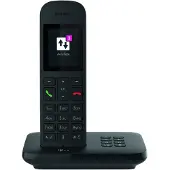 T-com Sinus A12, zwart, met basis en aansluitblok
