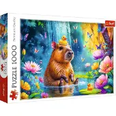 Trefl Capibara Puzzel 1000 Stukken - Adembnemend Natuurlandschap